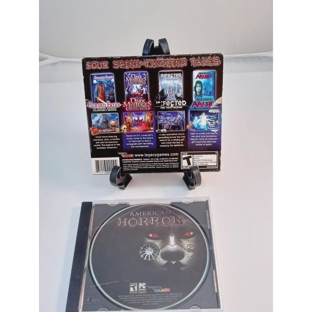 American Horror: Super Scary Hidden Object Mysteries, 4 Spine Tingling (PC Game)